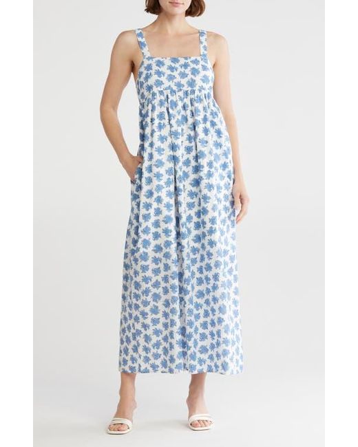 Melrose and Market Blue Square Neck Maxi Dress