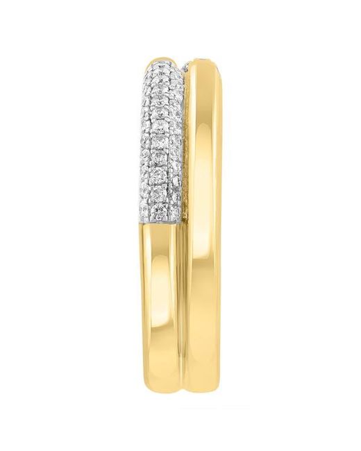 Effy White Diamond Stacked Ring