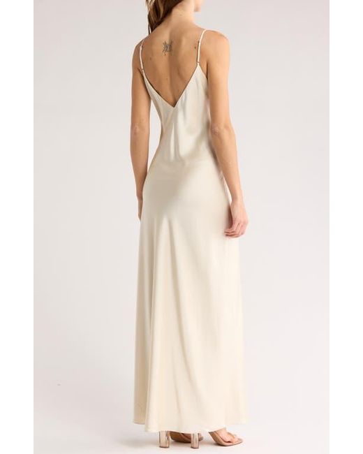 Rag & Bone Natural Rissa Bias Cut Slipdress