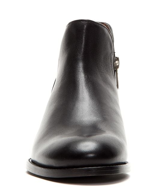 Frye Melissa Bootie In Black Leather At Nordstrom Rack