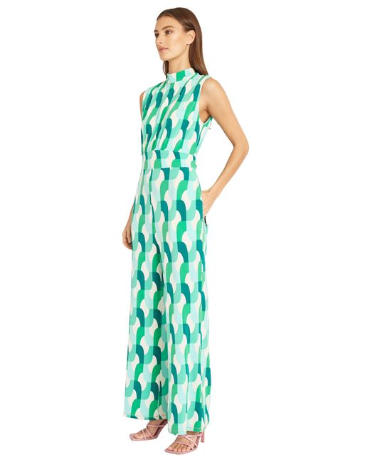 DONNA MORGAN FOR MAGGY Green Wide Leg Jumpsuit