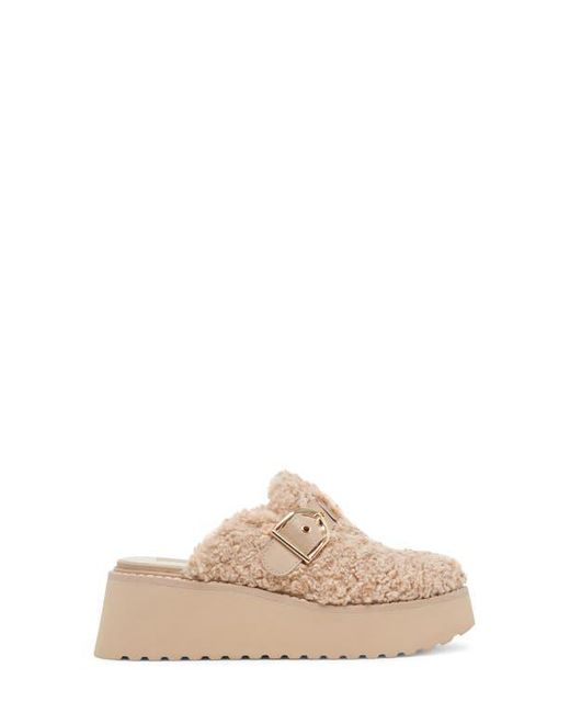 Dolce Vita Natural Lelani Faux Fur Mule