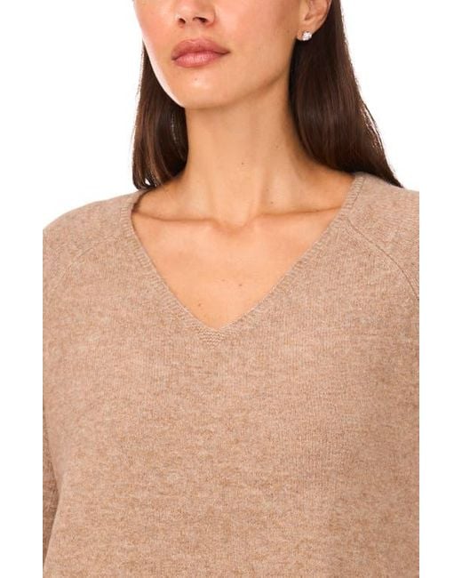 Halogen® Blue V-Neck Sweater