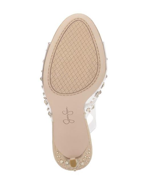 Jessica Simpson White Jaisey Slingback Sandal