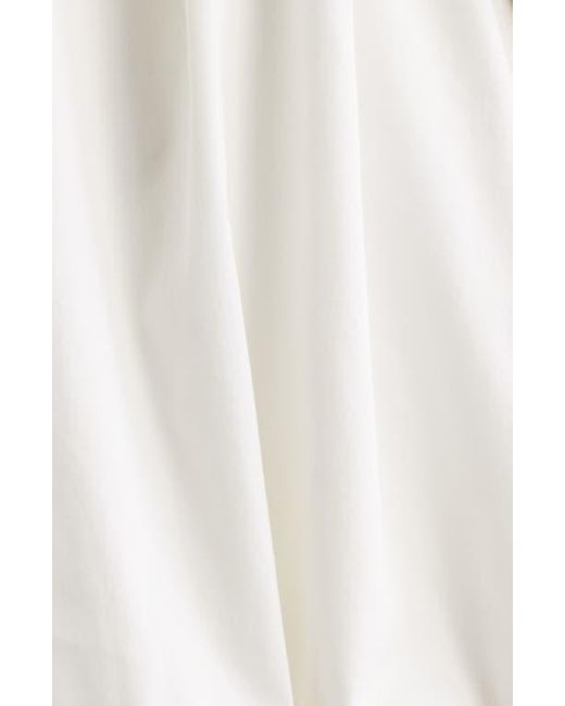 BP. White Bow Back Bubble Hem Minidress