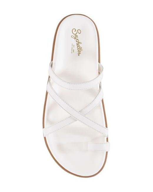 Seychelles White Highline Slide Sandal