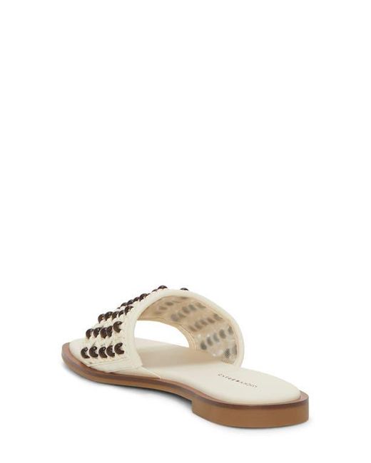 Lucky Brand White Gidya Slide Sandal