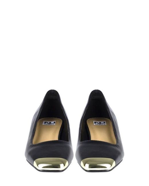 Ninety Union Blue Eagle Tipped Square Toe Pump