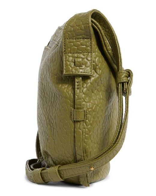 Hobo International Green Bonita Leather Messenger Bag