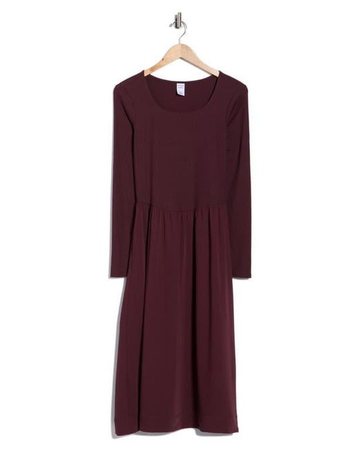 chinese dress ladies Haptics Long Sleeve Fit and Flare Midi Floral Dress – Brooke in Color main image 1