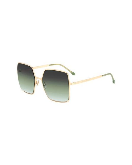 Isabel Marant Green 52Mm Gradient Square Sunglasses