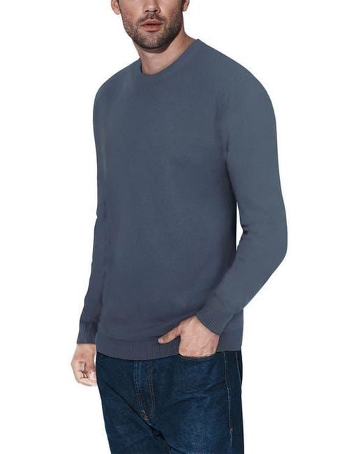 Xray Jeans Blue Crewneck Knit Pullover Sweater for men