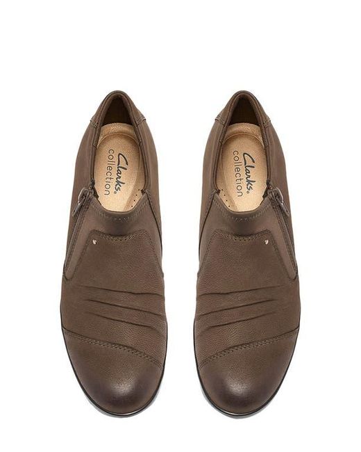 Clarks Brown Emily Vine Bootie