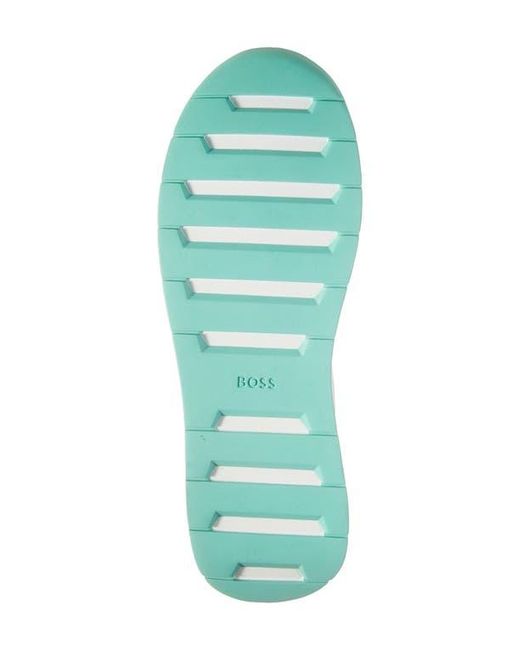 Boss Blue Titanium Runn Sneaker for men