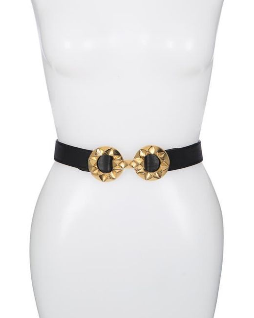 Raina White Jazz Leather Belt