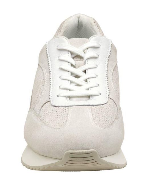 Johnston & Murphy White Chase Perforated Sneaker for men