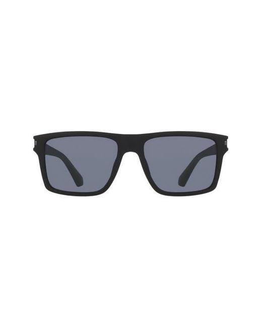 Cole Haan Gray 54Mm Rectangular Sunglasses for men
