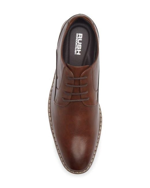 Gordon Rush Brown Plain Toe Derby for men