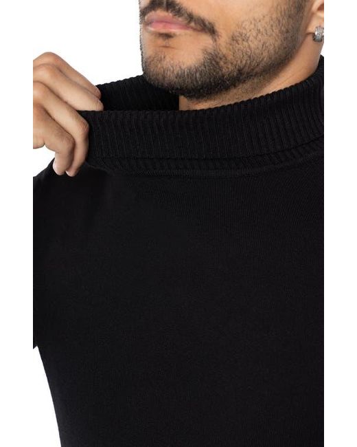 Xray Jeans Blue Turtleneck Pullover Sweater for men