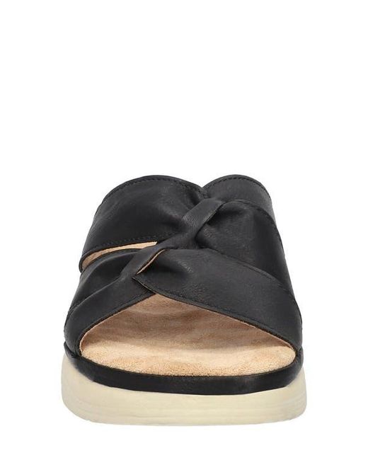 Easy Street Black Mickey Slide Sandal