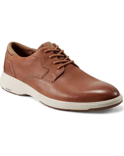 Rockport Brown Noah Plain Toe Derby for men