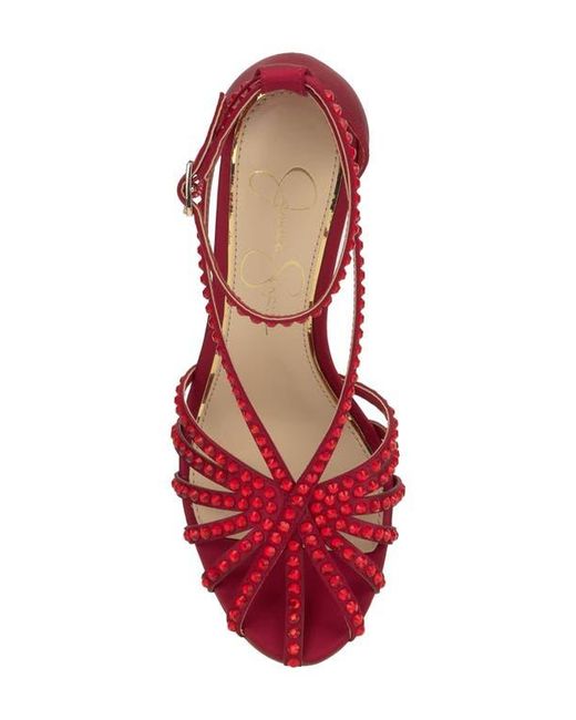 Jessica Simpson Red Jittale Pump