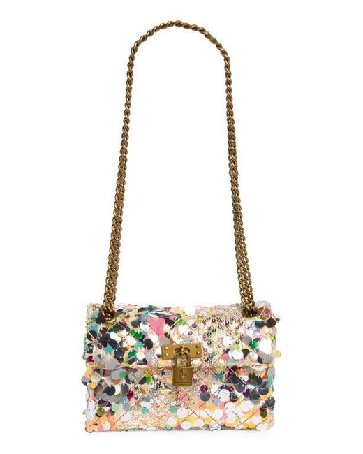 Kurt Geiger Metallic Sequin Mini Brixton Crossbody Bag