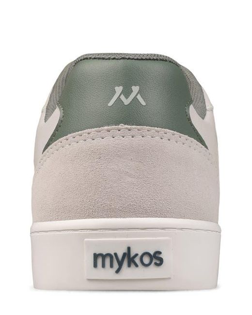 Mykos White Dane Low Top Sneaker for men