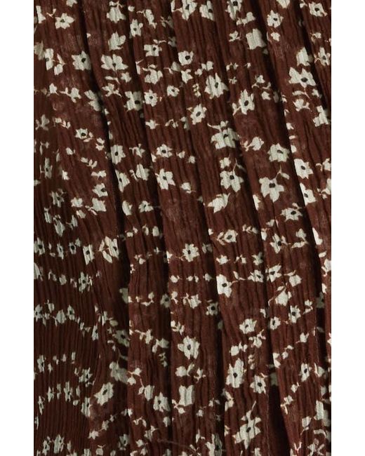 Rag & Bone Brown Amaris Pintuck Top