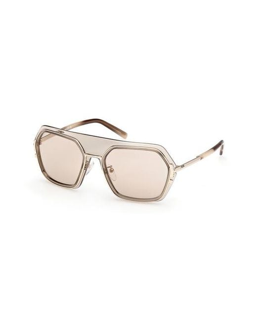 MCM Natural 56Mm Shield Sunglasses