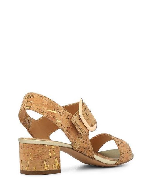Donald J Pliner Natural Ankle Strap Sandal