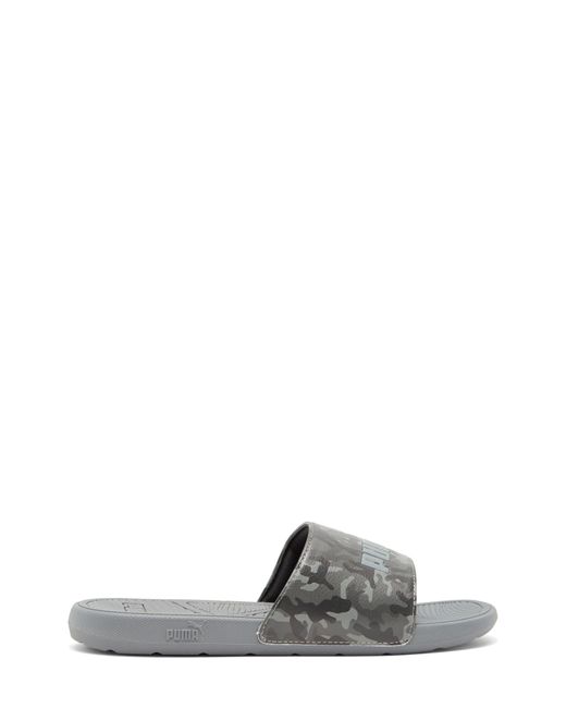 PUMA Gray Cool Cat 2.0 Camo Slide Sandal for men