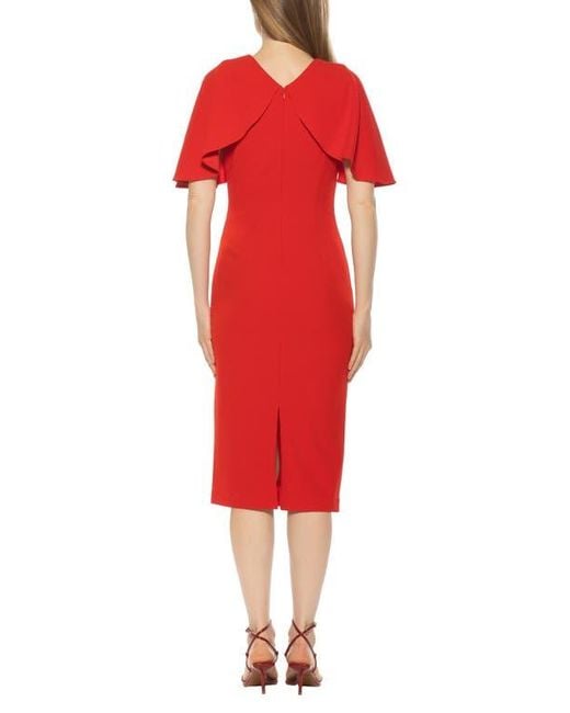alexia admor cap sleeve midi dress Alexia Admor Women's Harper Midi Sheath Dress, 10