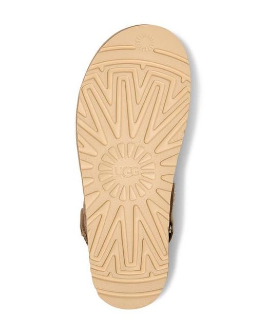 Ugg Natural Goldenstar Glide Platform Sandal