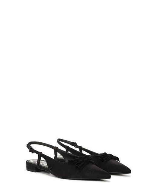 Circus by Sam Edelman Black Delanie Pointed Toe Slingback Flat