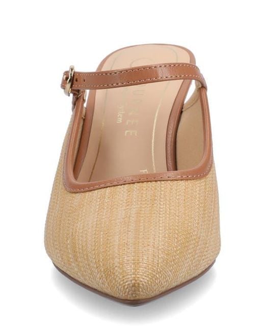 Journee Collection Brown Tiffee Pump