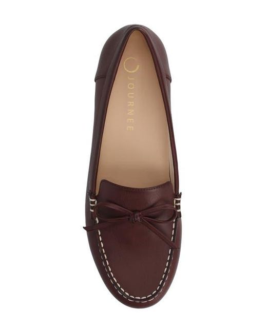Journee Collection Brown Novella Driving Loafer