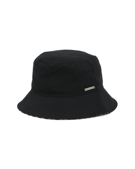 Vince Camuto Reversible Check Bucket Hat In Black At Nordstrom Rack