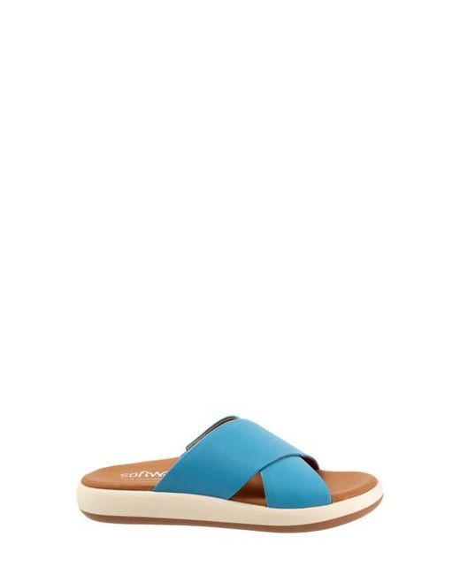 Softwalk® Blue Jesi Slide Sandal