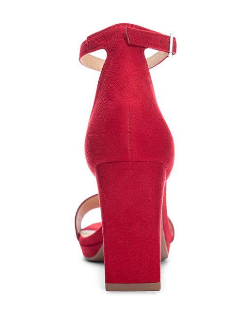 Chinese Laundry Red Timi Square Toe Sandal