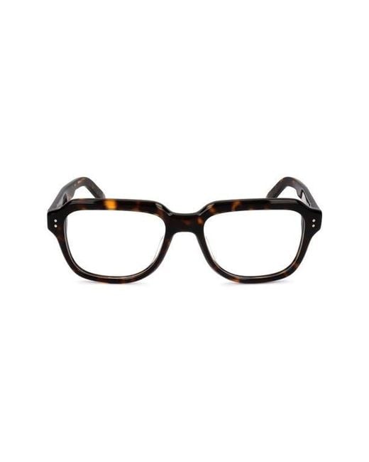 Retrosuperfuture Black 59Mm Rectangular Optical Glasses