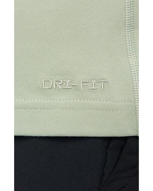 Nike Green Primary Training Dri-Fit Short Sleeve T-Shirt for men