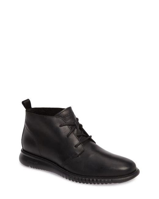 Cole Haan Black 2.zerogrand Chukka Boot for men