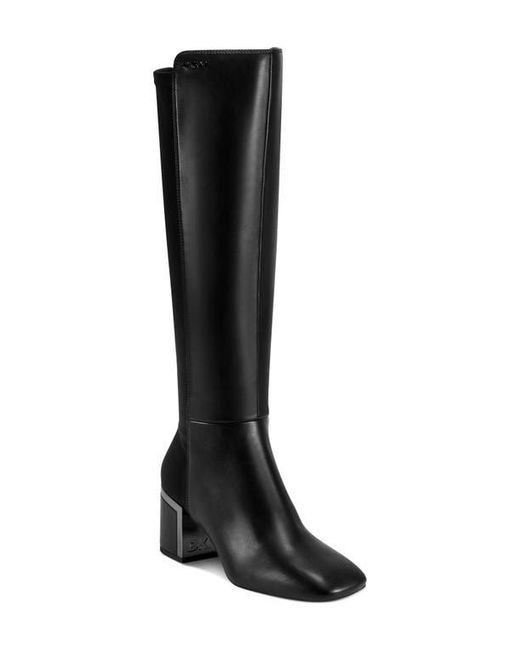 DKNY Black Kamiah Knee High Boot
