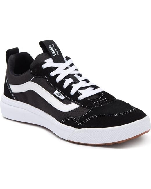 Vans Blue Suede Canvas Low-Top Sneakers for men