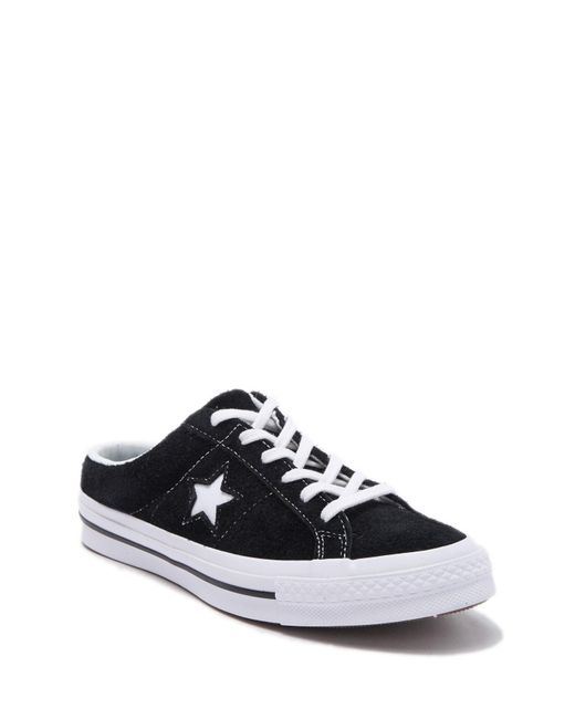 Converse Black One Star Mule Slip-on Sneaker (unisex)