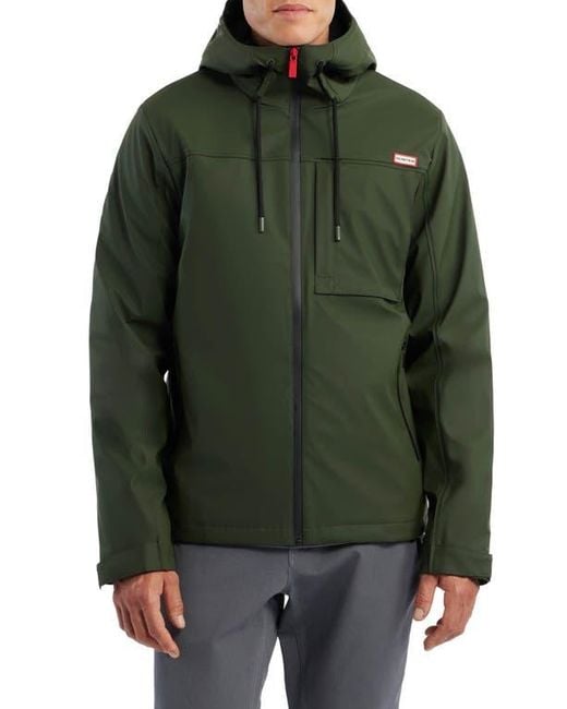 Hunter Green Mill Waterproof Rain Jacket for men
