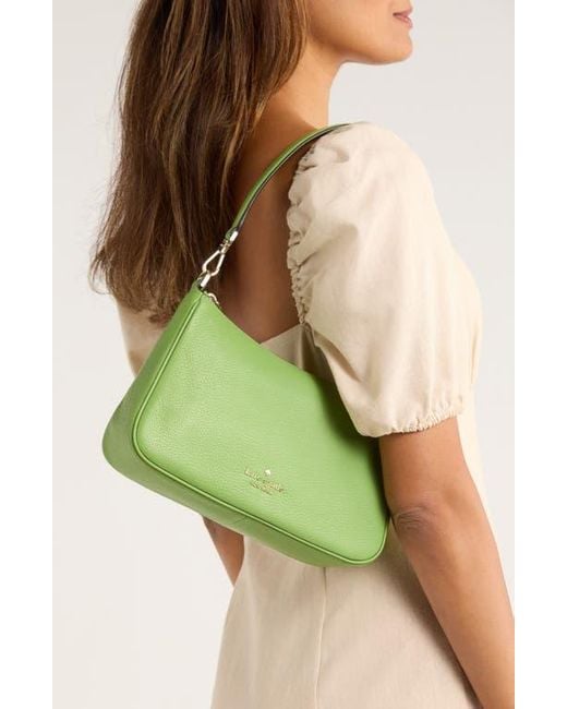 Kate Spade Green Rosie Pebble Leather Medium Satchel