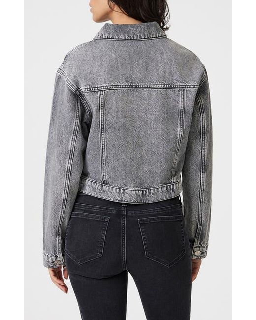 Mavi Gray Harmony Crop Denim Jacket