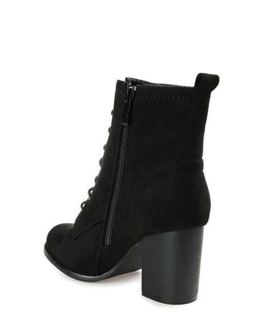 Journee Collection Black Baylor Bootie